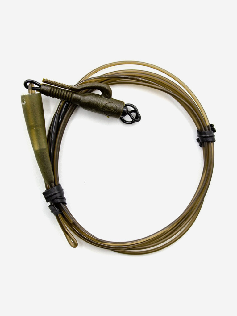 Монтаж готовый KORDA Dark Matter Leader Hybrid Lead Clip Weedy Green 40lb 1м