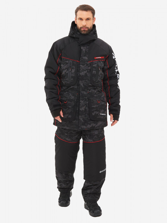 Костюм мужской Huntsman Siberia Reflect зимний ветровлагозащитный из мембранной ткани для охоты и рыбалки