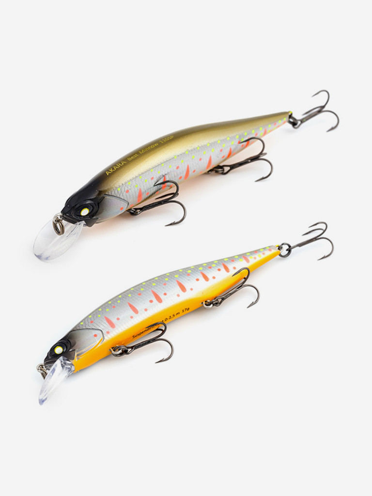 Воблер Akara Best Minnow 110SP 17 гр. (3/5 oz 4,3 in) A110