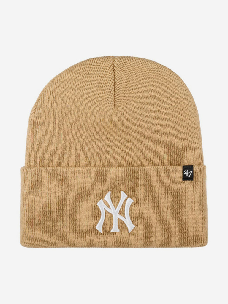 Шапка с отворотом 47 BRAND B-HYMKR17ACE New York Yankees MLB (бежевый)