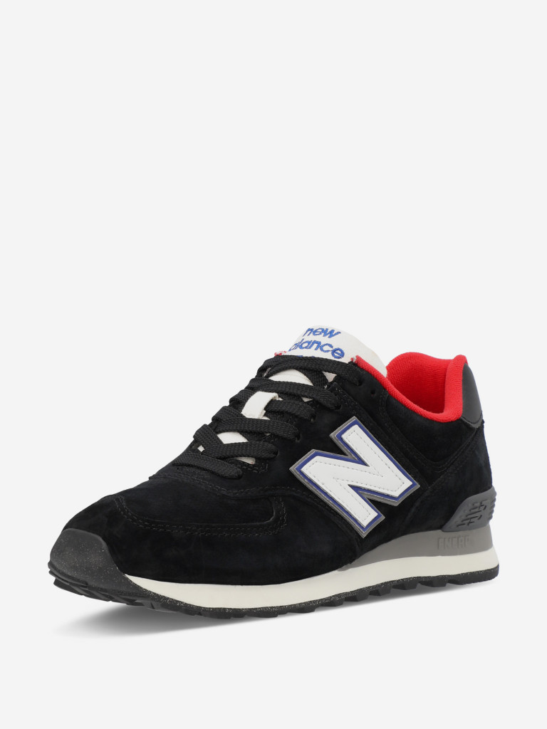 Кроссовки женские New Balance 574 черный цвет — купить за 12599 руб. со  скидкой 30 %, отзывы в интернет-магазине Спортмастер