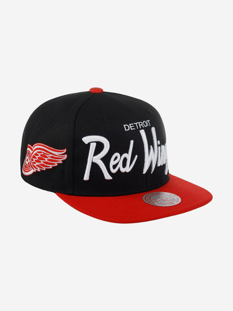 Бейсболка с прямым козырьком MITCHELL NESS 6HSSSH22086-DRWBLCK Detroit Red Wings NHL (черный)