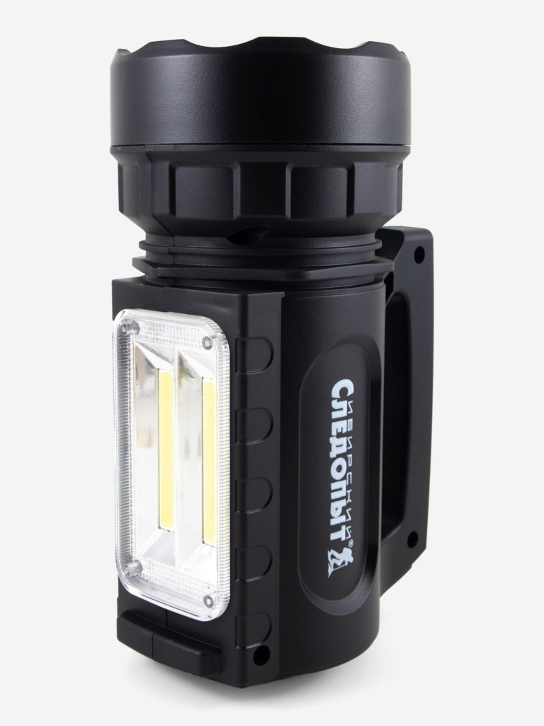 Фонарь-фара Сибирский Следопыт-Атон, 1 Led + 2 Cob, аккумулятор 220В, USB.