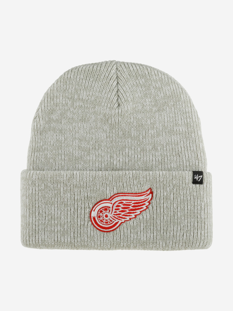 Шапка с отворотом 47 BRAND H-BRNFZ05ACE-GY Detroit Red Wings NHL (серый)