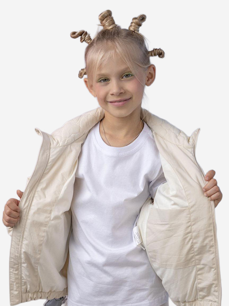 Куртка утепленная для девочки batik Нори бежевый