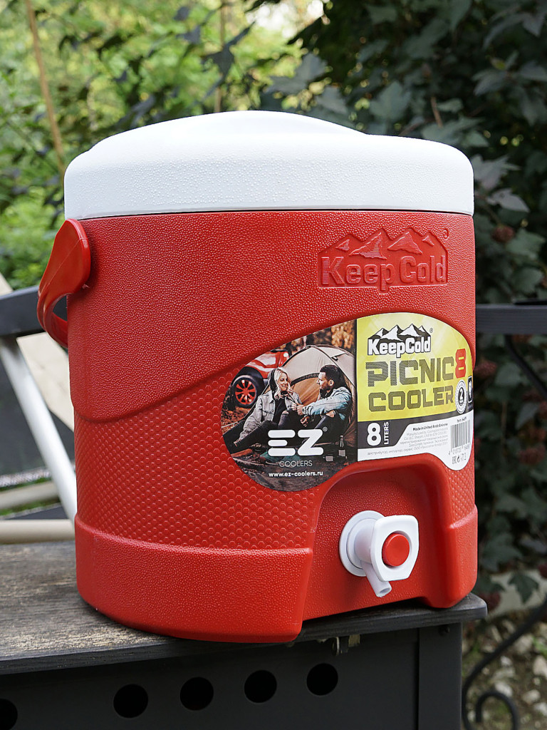 Термоконтейнер EZ COOLERS Keep cold picnic cooler, 8 л, красный
