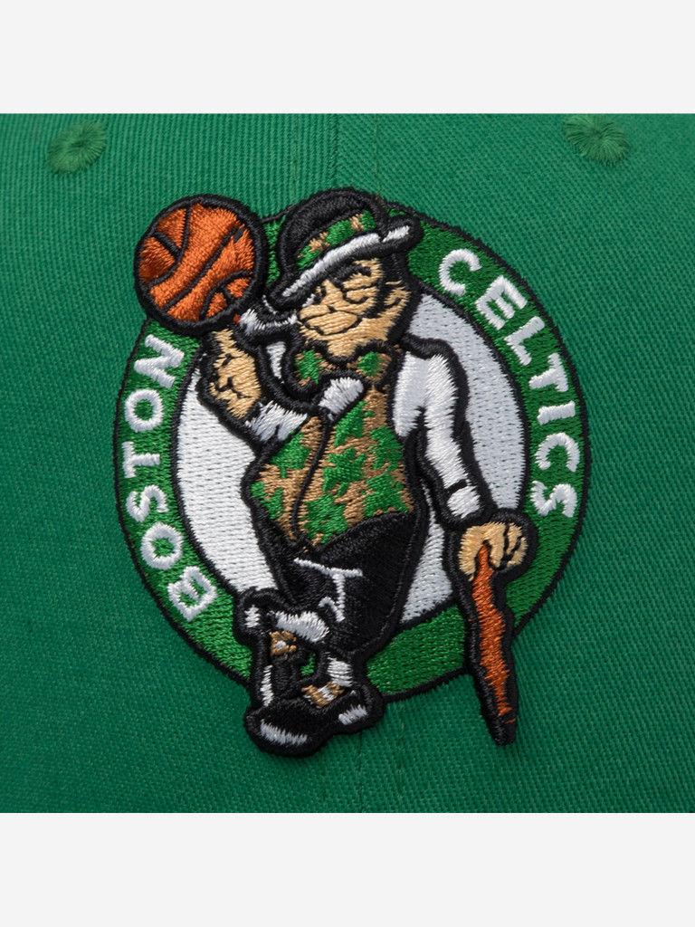 Бейсболка MITCHELL NESS HP14047-BCEGREN Boston Celtics NBA