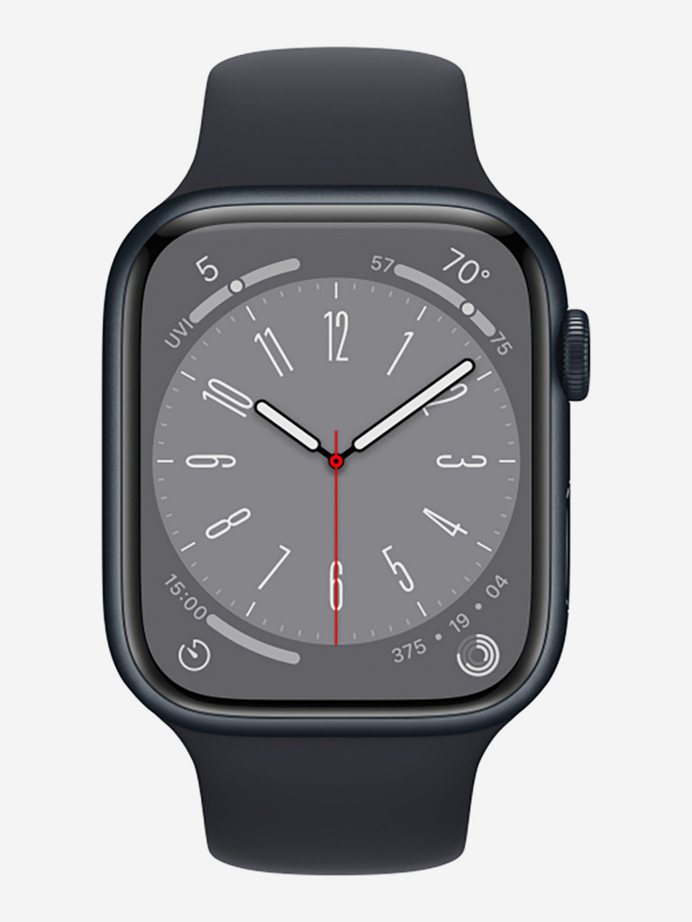 Apple Watch Series 8, 41 мм, корпус из алюминия, спортивный ремешок в комплекте
