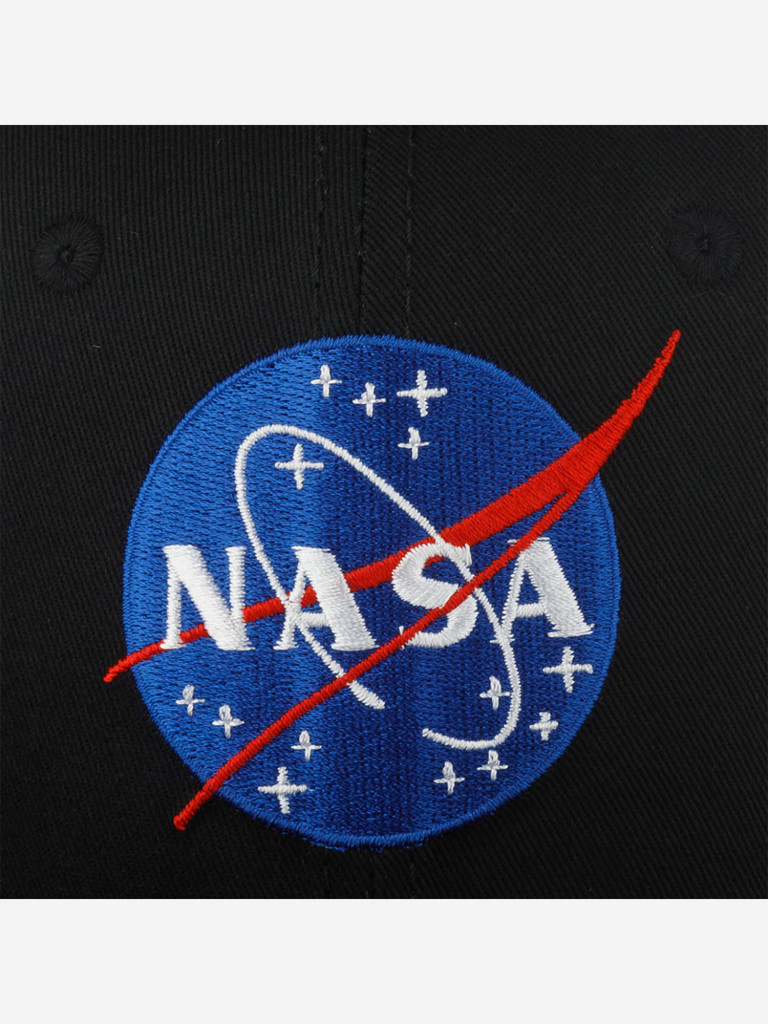 Бейсболка с прямым козырьком CAPSLAB CL/NASA/1/US2 NASA (черный)