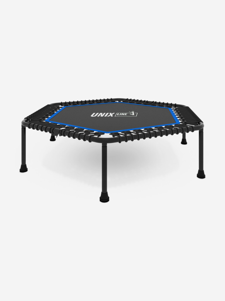 Батут спортивный для фитнеса и джампинга UNIX Line Fitness Lite 125 см, синий