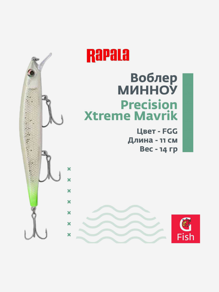 Воблер RAPALA Precision Xtreme Mavrik 110 /FGG
