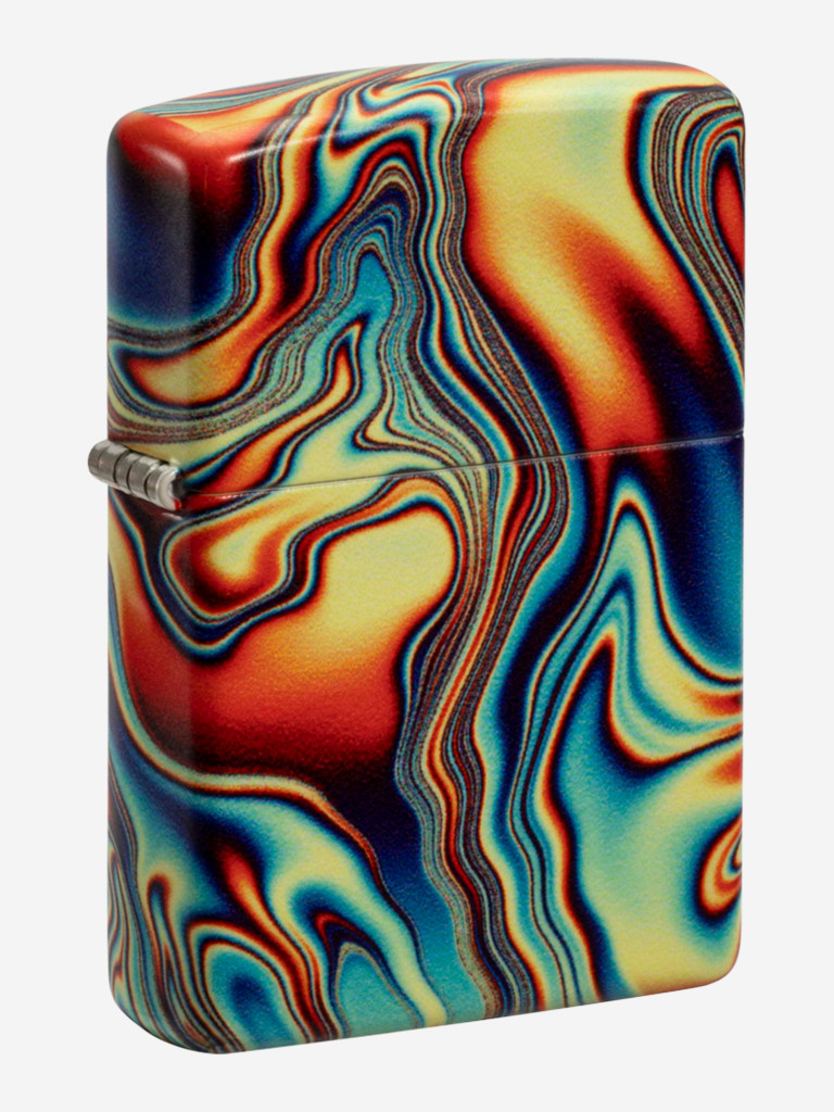 Зажигалка Zippo Colourful Swirl Glow In The Dark Green