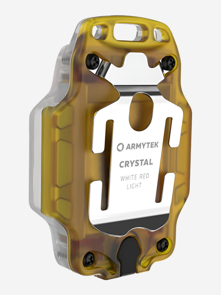 Фонарь ручной тактический Armytek Crystal Yellow, белый и красный свет