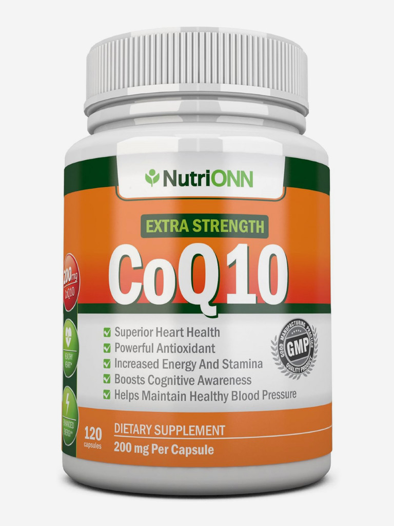 Коэнзим Q10, NutriONN, 200 мг, 120 капсул