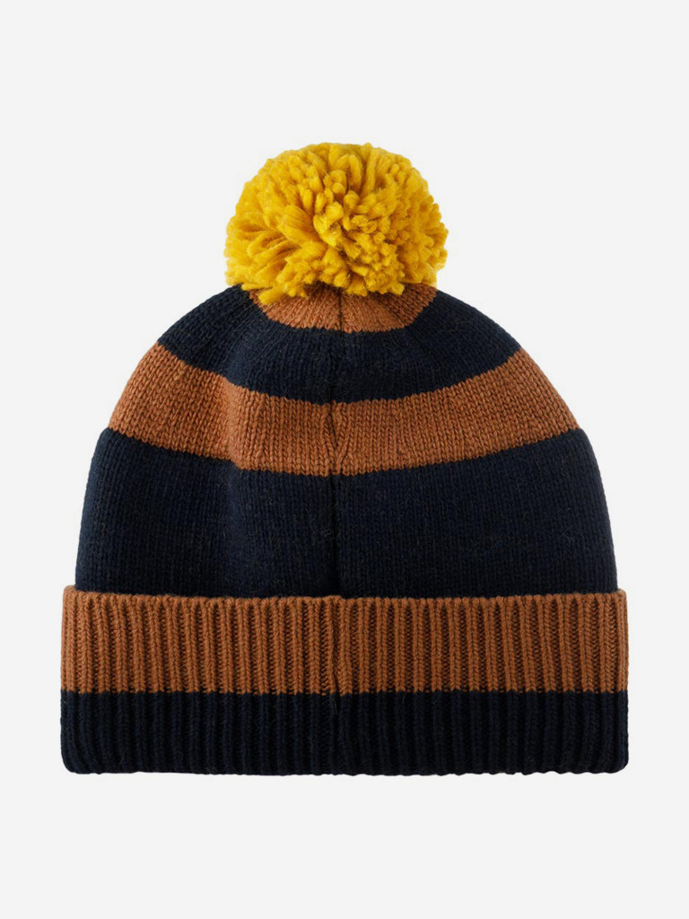 Шапка с помпоном STETSON 8599380 BEANIE POMPOM (синий)