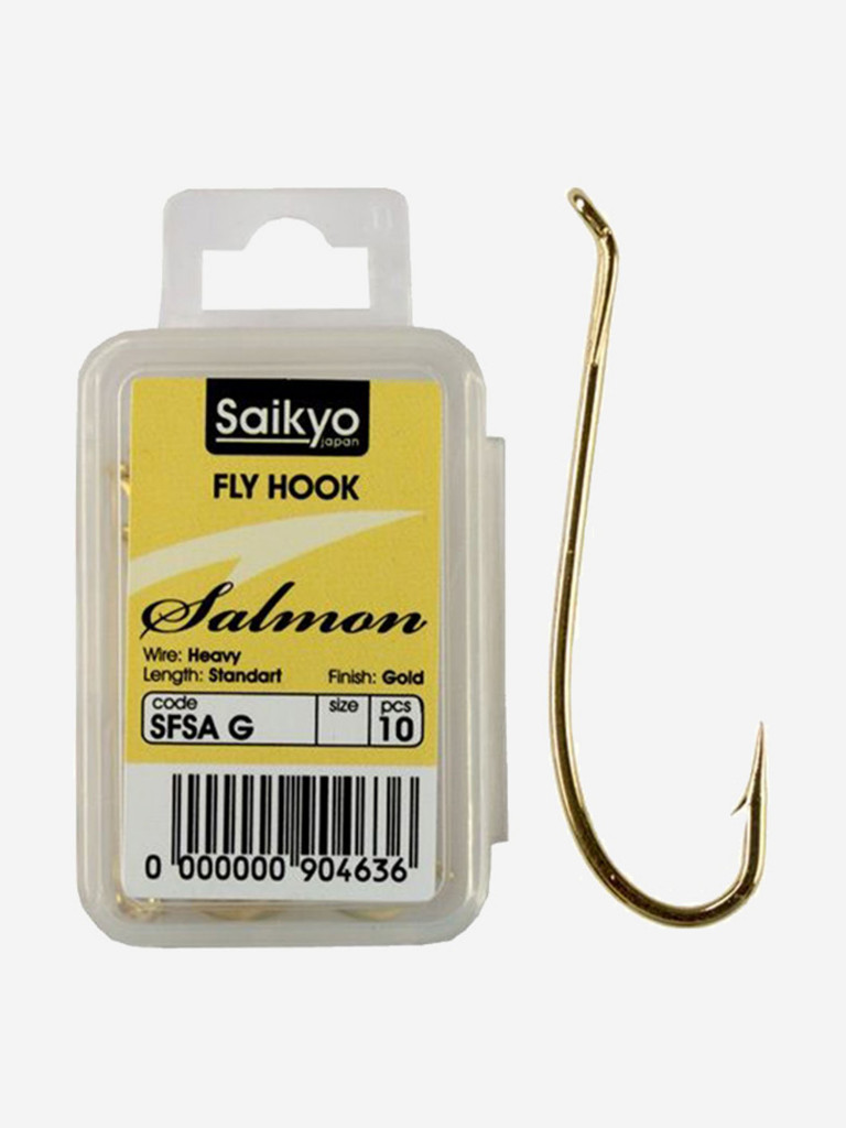 Крючки для рыбалки одинарные Saikyo KH-71590 Salmon G ( упк. по 10шт.)