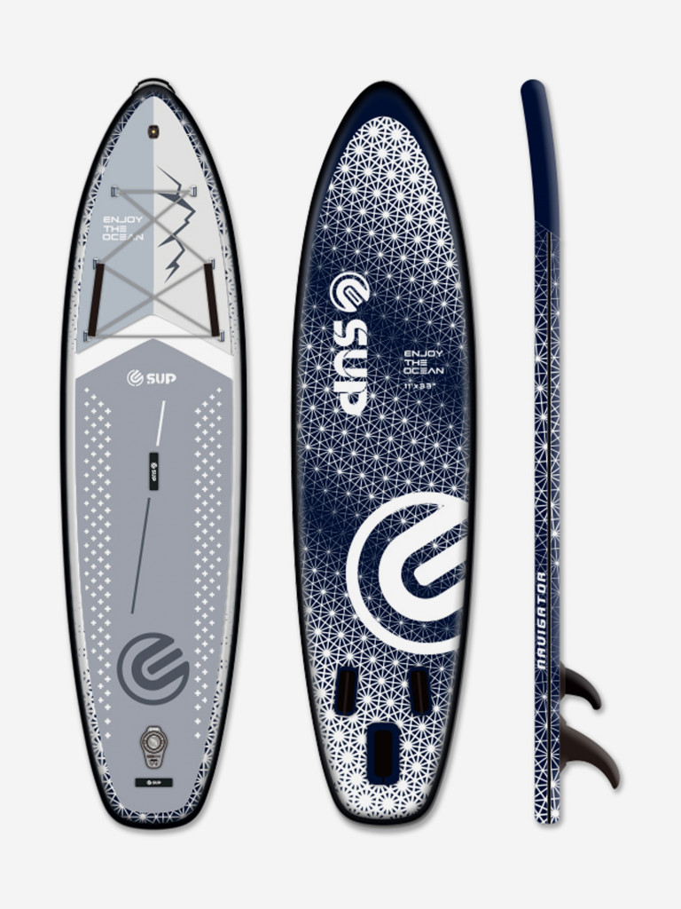 Надувной SUP-борд E-SUP NAVIGATOR GLOW, 11' 335*84*15 см сапборд