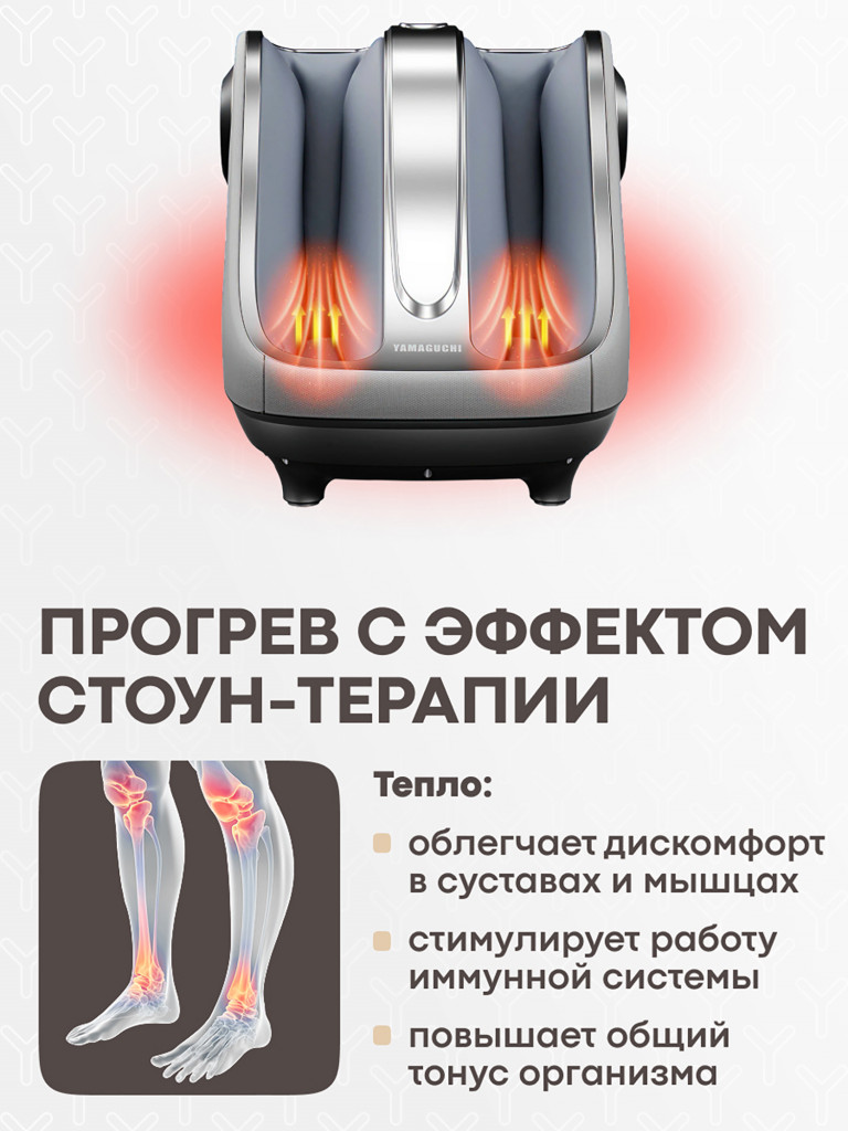 Массажер для ног Yamaguchi Crown Grey