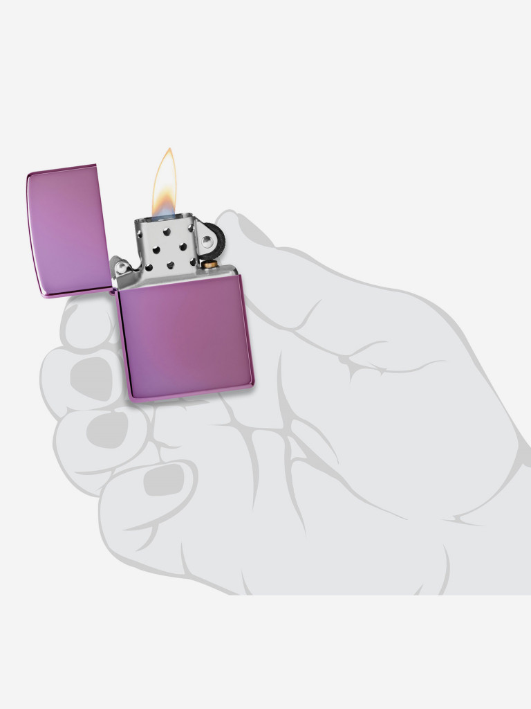 Зажигалка бензиновая ZIPPO 24747 Classic High Polish Purple
