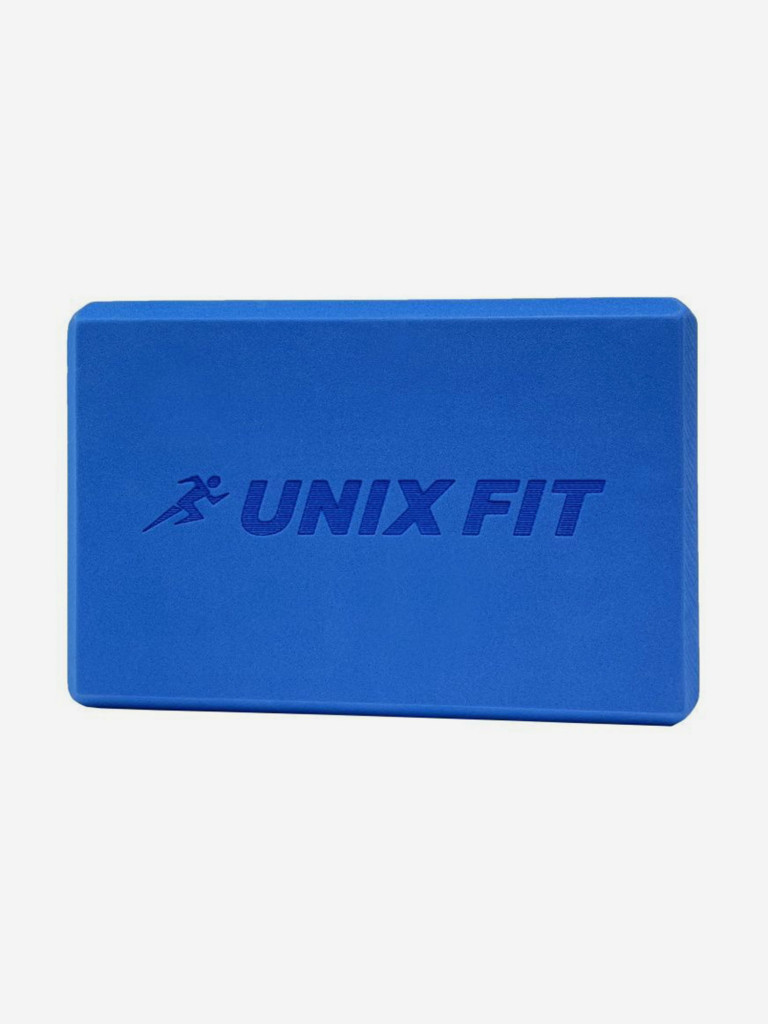 Блок для йоги и фитнеса UNIX Fit 200g голубой, 23 х 15 х 7 см - 1 шт.