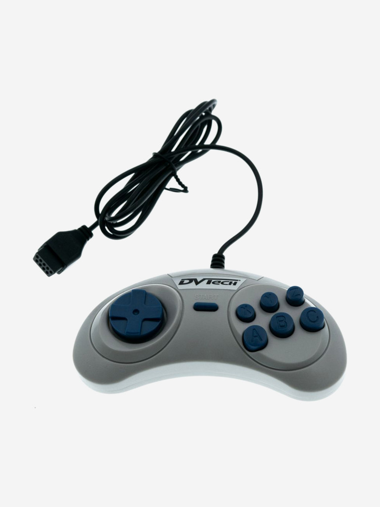 Игровой геймпад DVTech + Cветовой пистолет 8-bit (Dendy) узкий разъем