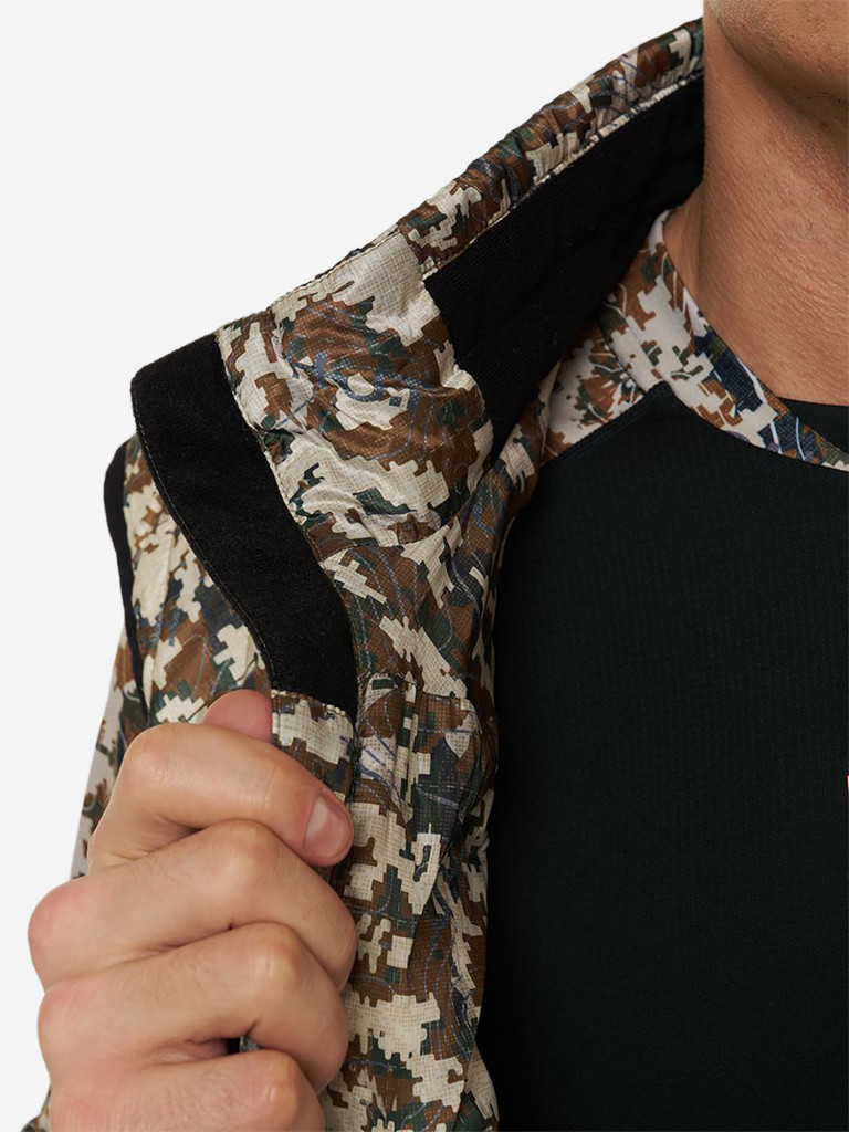 Жилет HUT TAIGA мужской утепленный для охоты, камуфляж