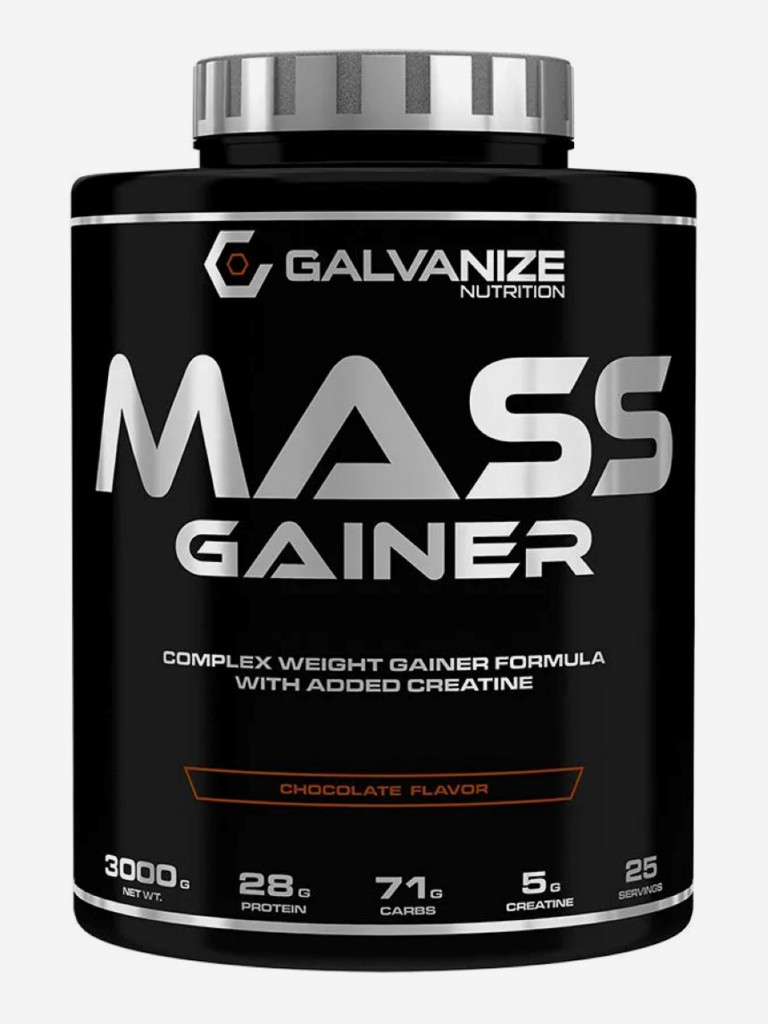 Гейнер Galvanize Nutrition G Mass, 3 кг, шоколад и лесной орех