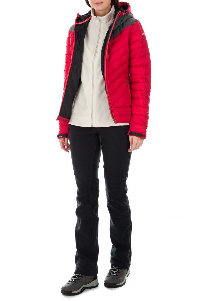 Пуховик женский IcePeak Layan 53004650IV малиновый цвет