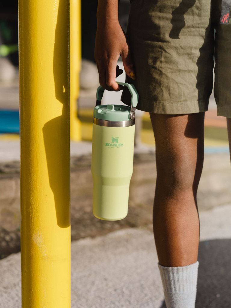 Термокружка Stanley IceFlow Flip Straw Tumbler, 890 мл, цитрон