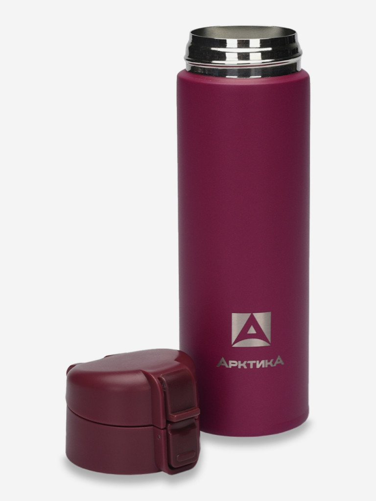 Термокружка вакуумная Арктика, 470 мл, со съемным ситечком, вишня