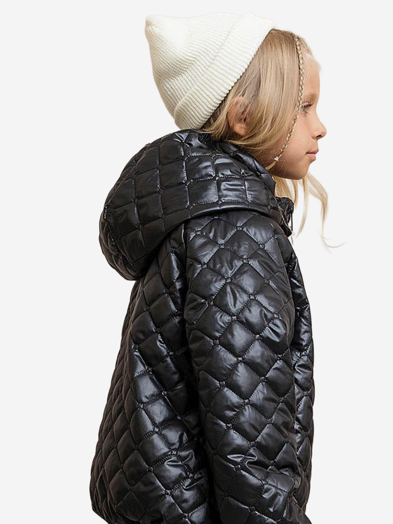 Куртка для девочки batik Лесли черный стежка