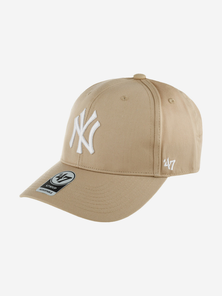 Бейсболка 47 BRAND B-RAC17CTP-KH New York Yankees MLB (бежевый)