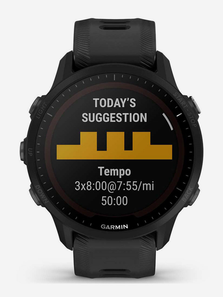 Спортивные наручные часы Garmin Forerunner 955 Solar Black