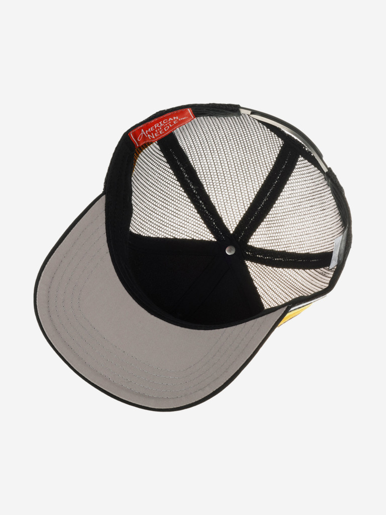 Бейсболка с сеточкой AMERICAN NEEDLE 23018A-PPN Pittsburgh Penguins Hotfoot NHL (черный)
