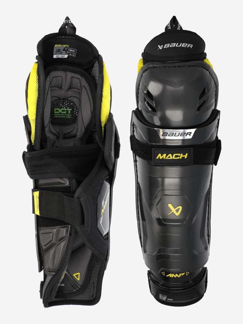 фото Щитки хоккейные детские bauer supreme mach jr, черный