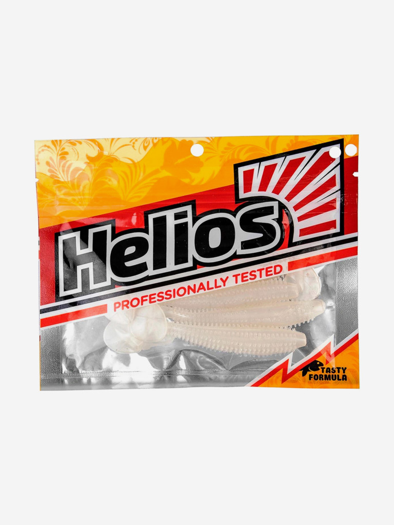 Мягкая приманка Helios Shaggy, 5,12" / 13 см, Pearl, 5 штук (HS-18-013)