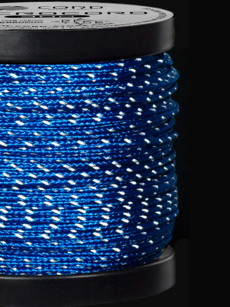 Микрокорд CORD катушка 30м светоотражающий (ultramarine blue)