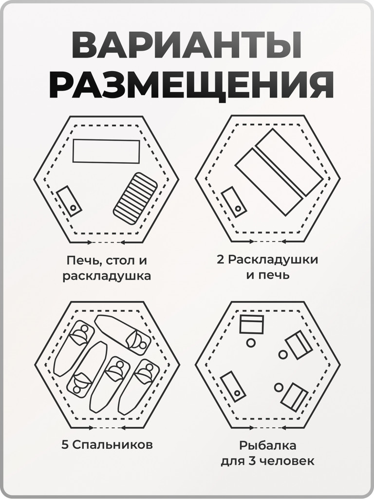 Палатка всесезонная МФП-3 Берег Хаки двухслойная