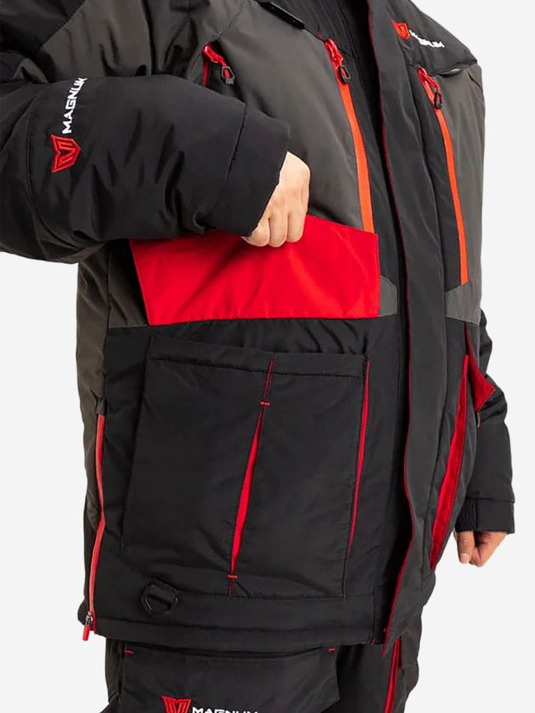 Костюм для рыбалки мужской MAGNUM GEAR TITAN 2 -45° С графит/черный