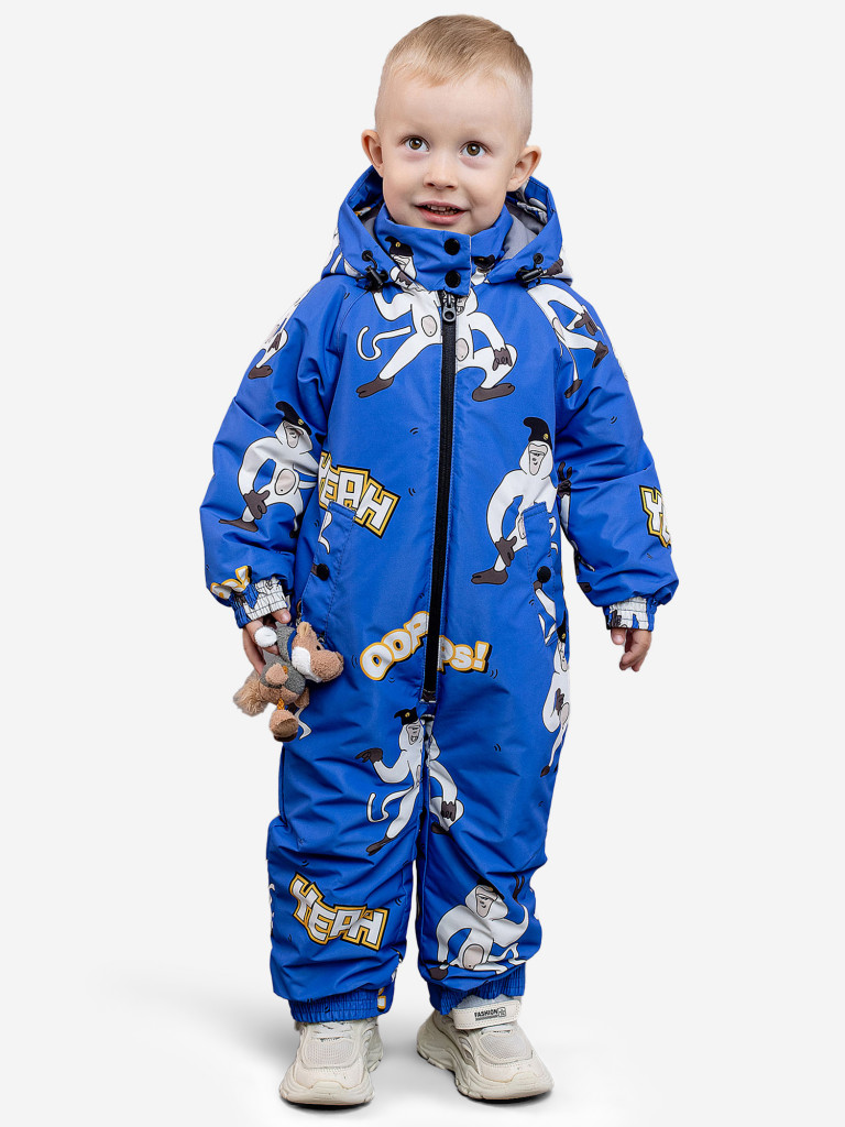 Комбинезон для мальчика batik Валли принт синий