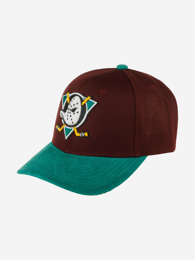 Бейсболка MITCHELL NESS HP7975-ADUPURP Anaheim Ducks NHL (малиновый)