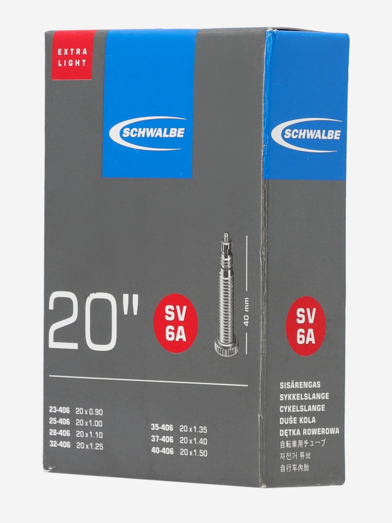 Камера Schwalbe SV6A Extra Light 20'' велониппель