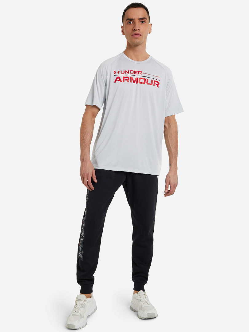 Футболка мужская Under Armour Tech 2.0 Wordmark 29291070299 Серый, размер 48, 50,46, 48,44, 46, фото 3