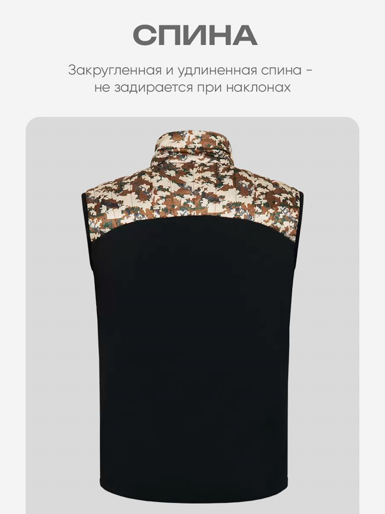 Жилет для охоты и рыбалки мужской HUT SPIKE