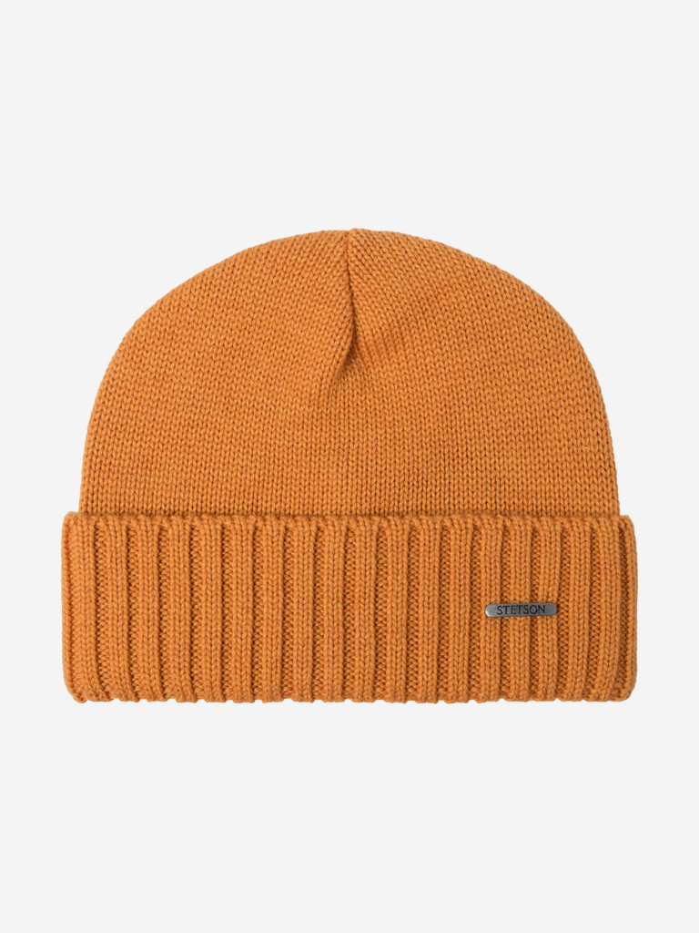 Шапка с отворотом STETSON 8589303 BEANIE MERINO