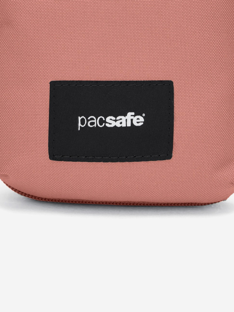 Сумка антивор Pacsafe GO Tech Crossbody, розовый, 0,2 л.