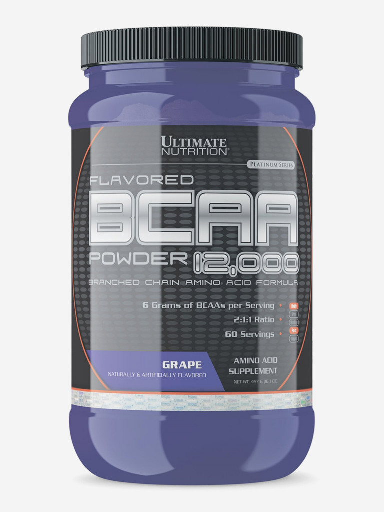 Аминокислоты Ultimate Nutrition BCAA 12000, 457 г, Виноград