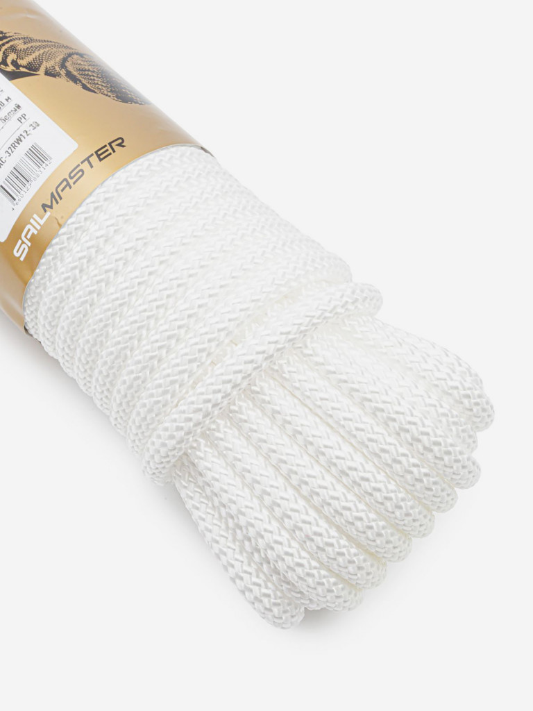 Шнур плетеный якорный Anchor Cord, Петроканат, 12.0 мм/1700 кг, 30 м, белый
