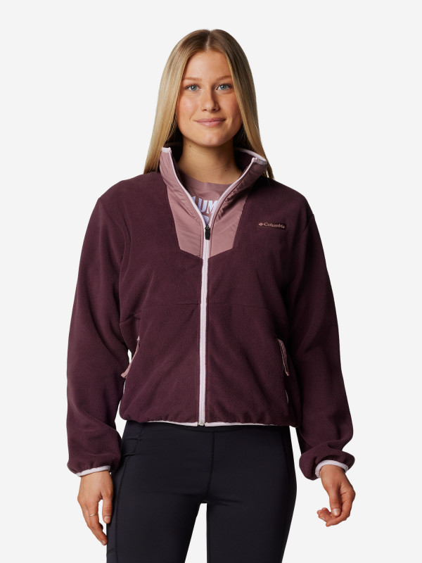 Джемпер флисовый женский Columbia Sequoia Grove Full Zip Fleece коричневый цвет — купить за 5499 руб., отзывы в интернет-магазине Спортмастер