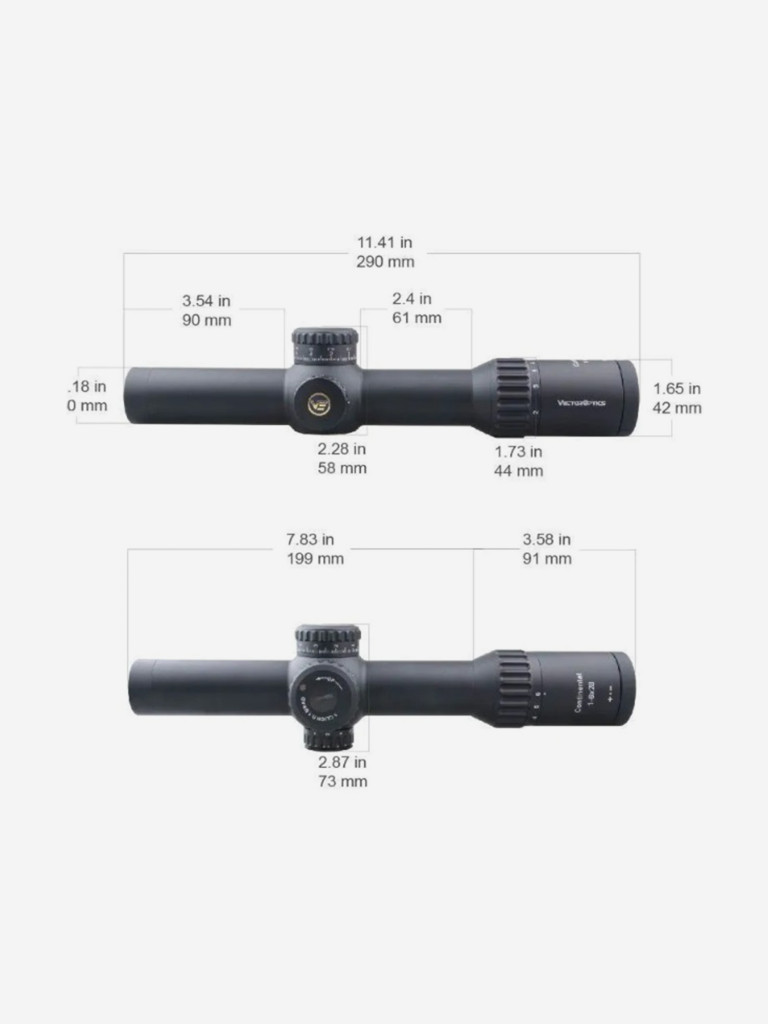 Оптический прицел Vector Optics 34мм FFP Continental x6 1-6x28 SCFF-31